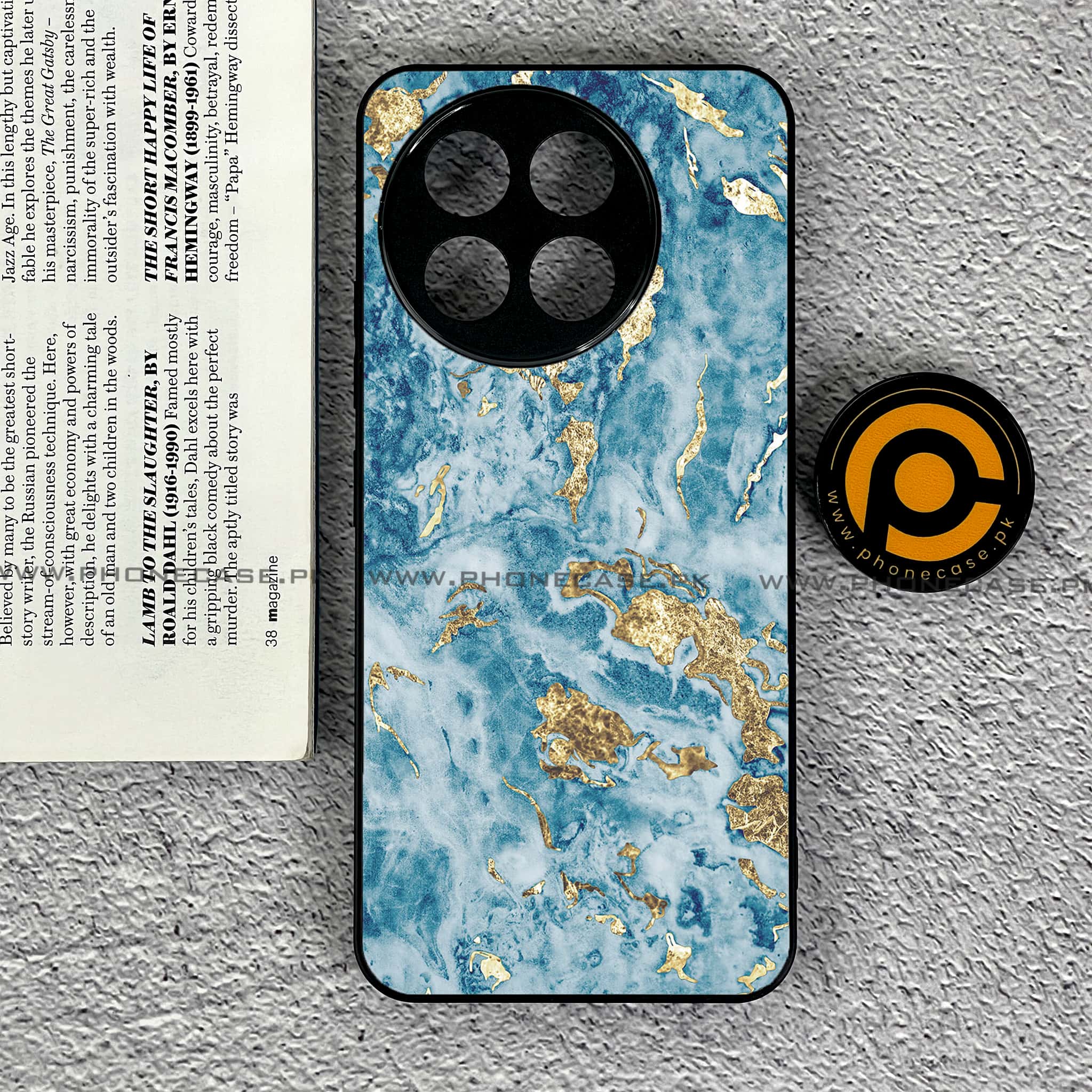OnePlus Ace 5 - Blue Marble 2.0 Series - Premium Metal Printed soft Bumper shock Proof Case