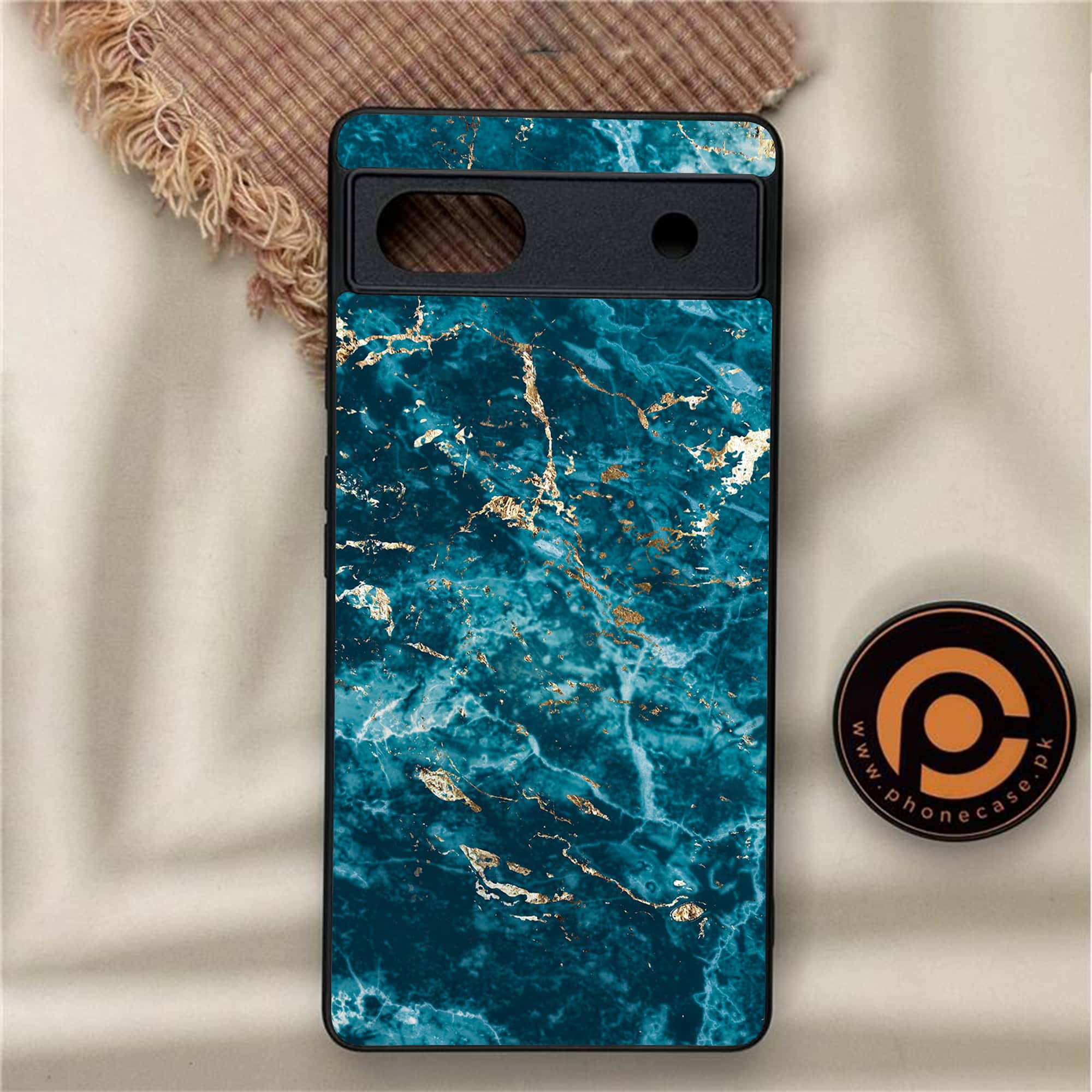 Google Pixel 6A - Blue Marble Series V 2.0 - Premium Metal Printed soft Bumper Shock Proof Case