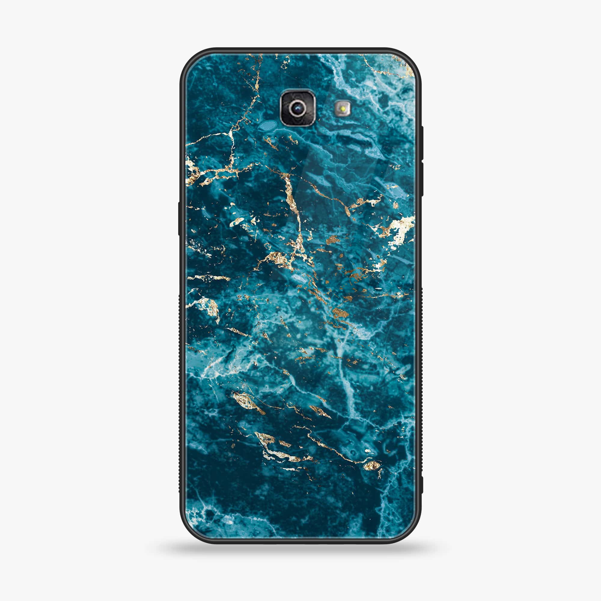 Galaxy J7 Prime - Blue Marble 2.0 Series - Premium Printed Glass soft Bumper shock Proof Case