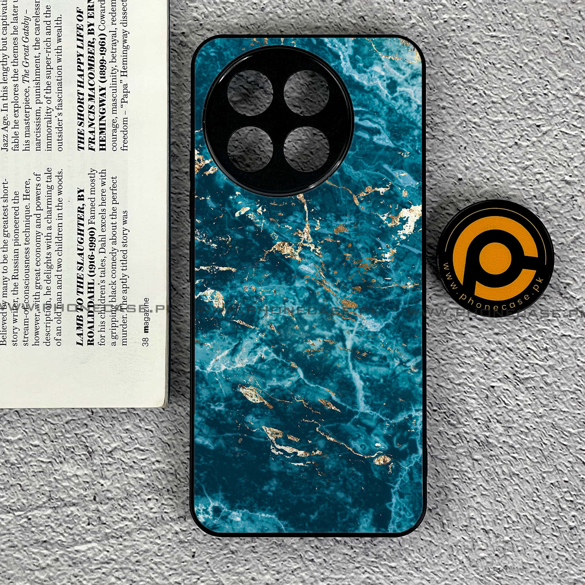 OnePlus 13R - Blue Marble 2.0 Series - Premium Printed Glass soft Bumper shock Proof Case