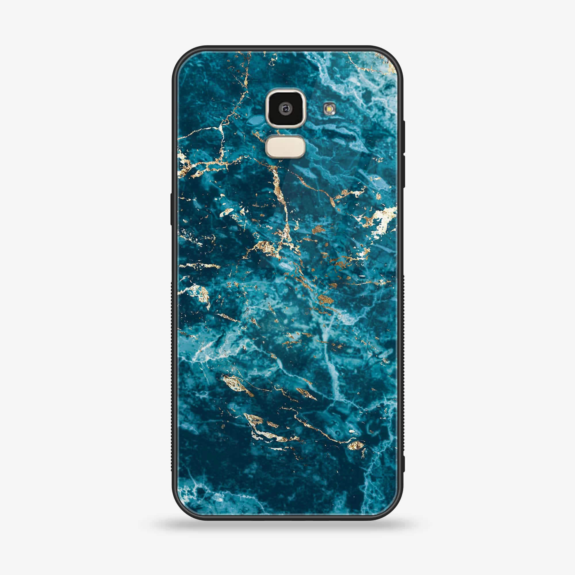 Samsung Galaxy J6 (2018) - Blue Marble 2.0 Series - Premium Printed Glass soft Bumper shock Proof Case