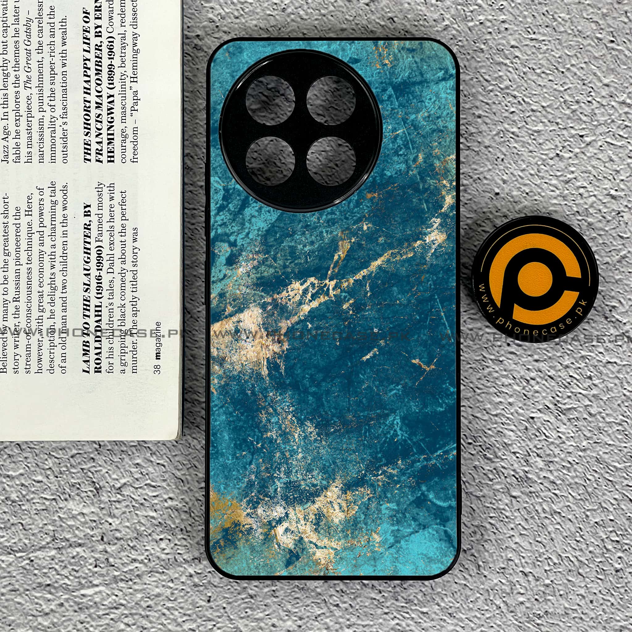 OnePlus Ace 5 - Blue Marble 2.0 Series - Premium Metal Printed soft Bumper shock Proof Case