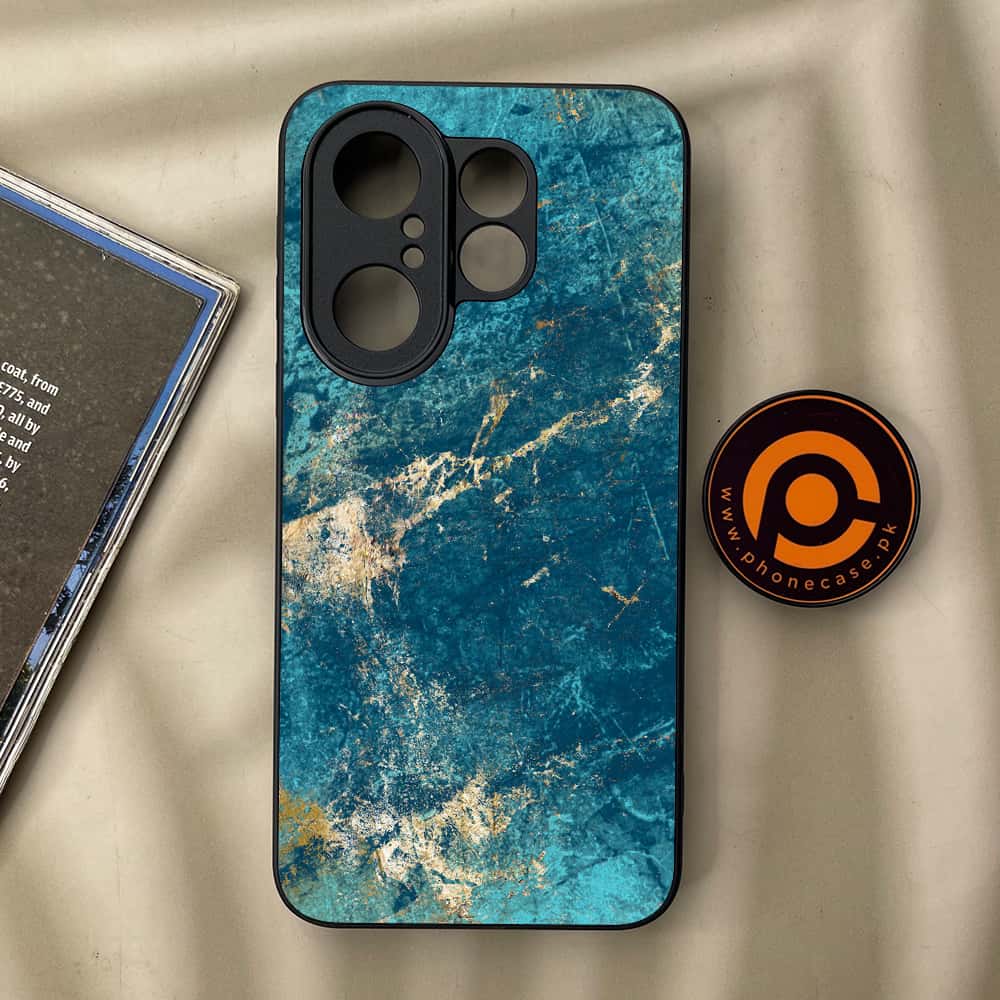 Vivo X200 FE - Blue Marble 2.0 Series - Premium Metal Printed soft Bumper Shock Proof Case