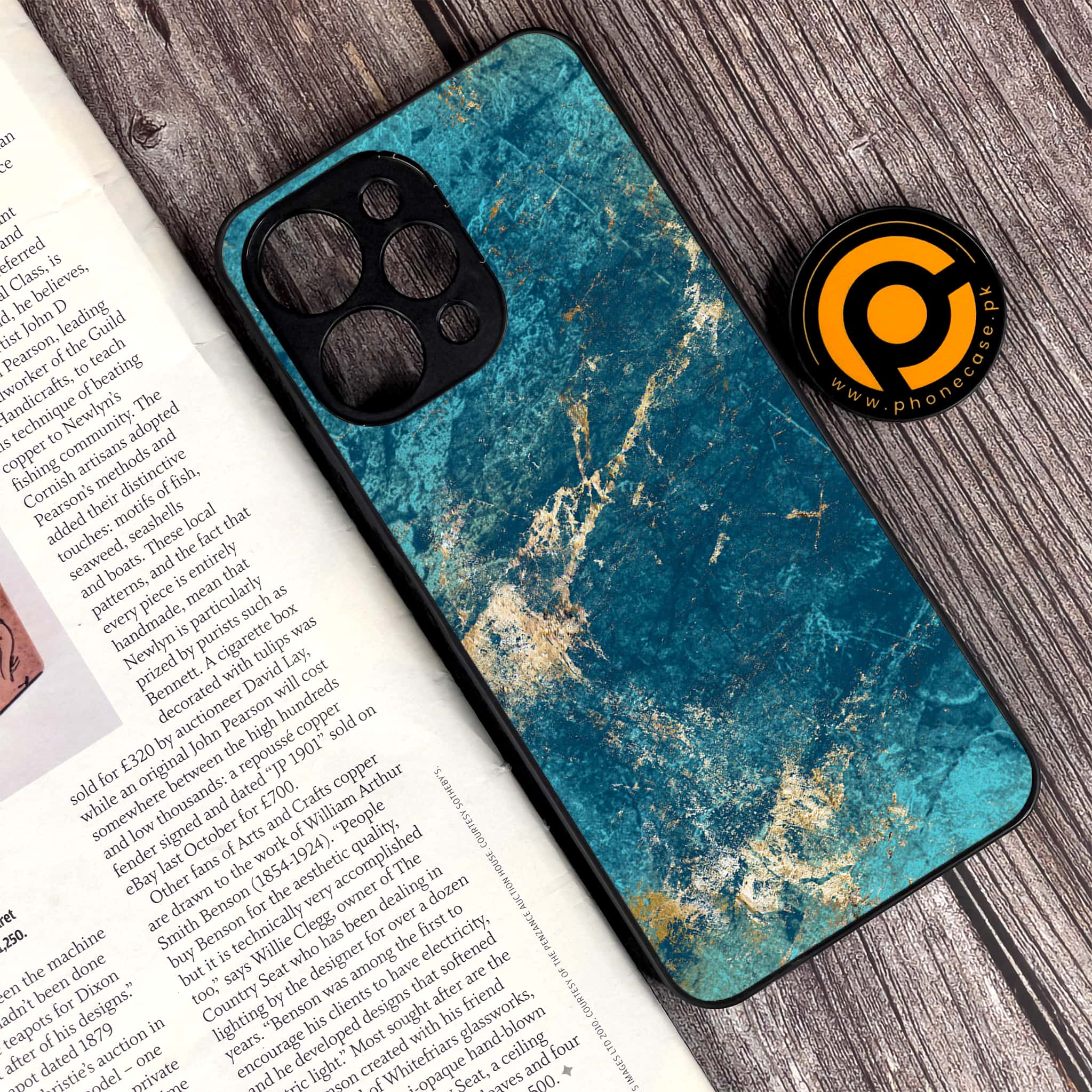 Xiaomi Redmi 12 - Blue Marble Series V 2.0 - Premium Printed Glass soft Bumper shock Proof Case