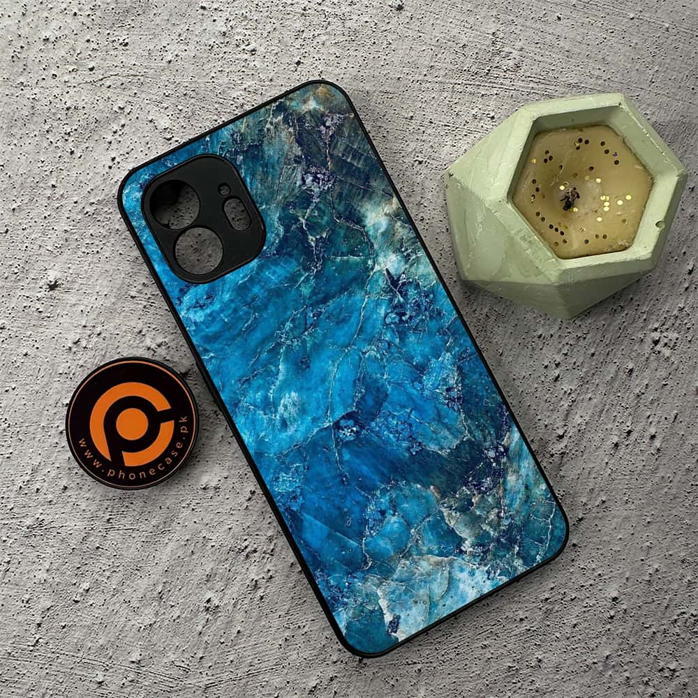 Nothing Phone 2 - Blue Marble Series - Premium Metal  Printed soft Bumper shock Proof Case
