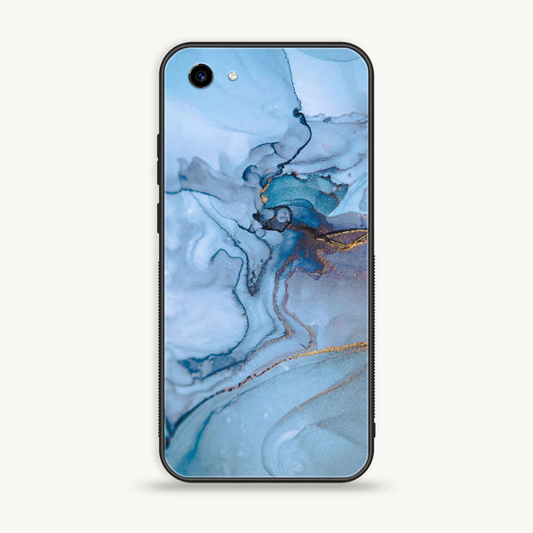 Vivo Y83 - Blue Marble Series - Premium Printed Glass soft Bumper shock Proof Case