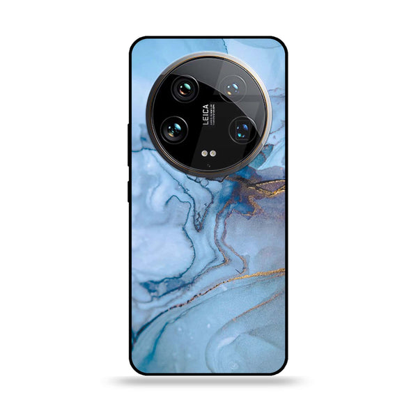 Xiaomi 14 Ultra - Blue Marble Series - Premium Printed Glass soft Bumper shock Proof Case