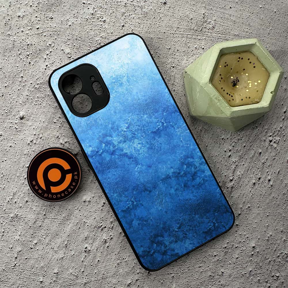 Nothing Phone 2 - Blue Marble Series - Premium Metal  Printed soft Bumper shock Proof Case