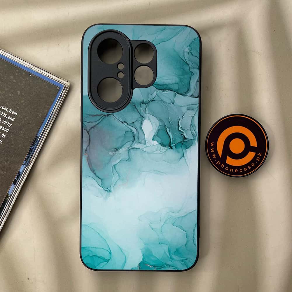 Vivo X200 FE - Blue Marble Series - Premium Metal Printed soft Bumper Shock Proof Case