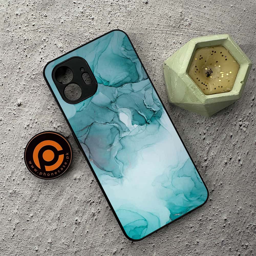 Nothing Phone 2 - Blue Marble Series - Premium Metal  Printed soft Bumper shock Proof Case