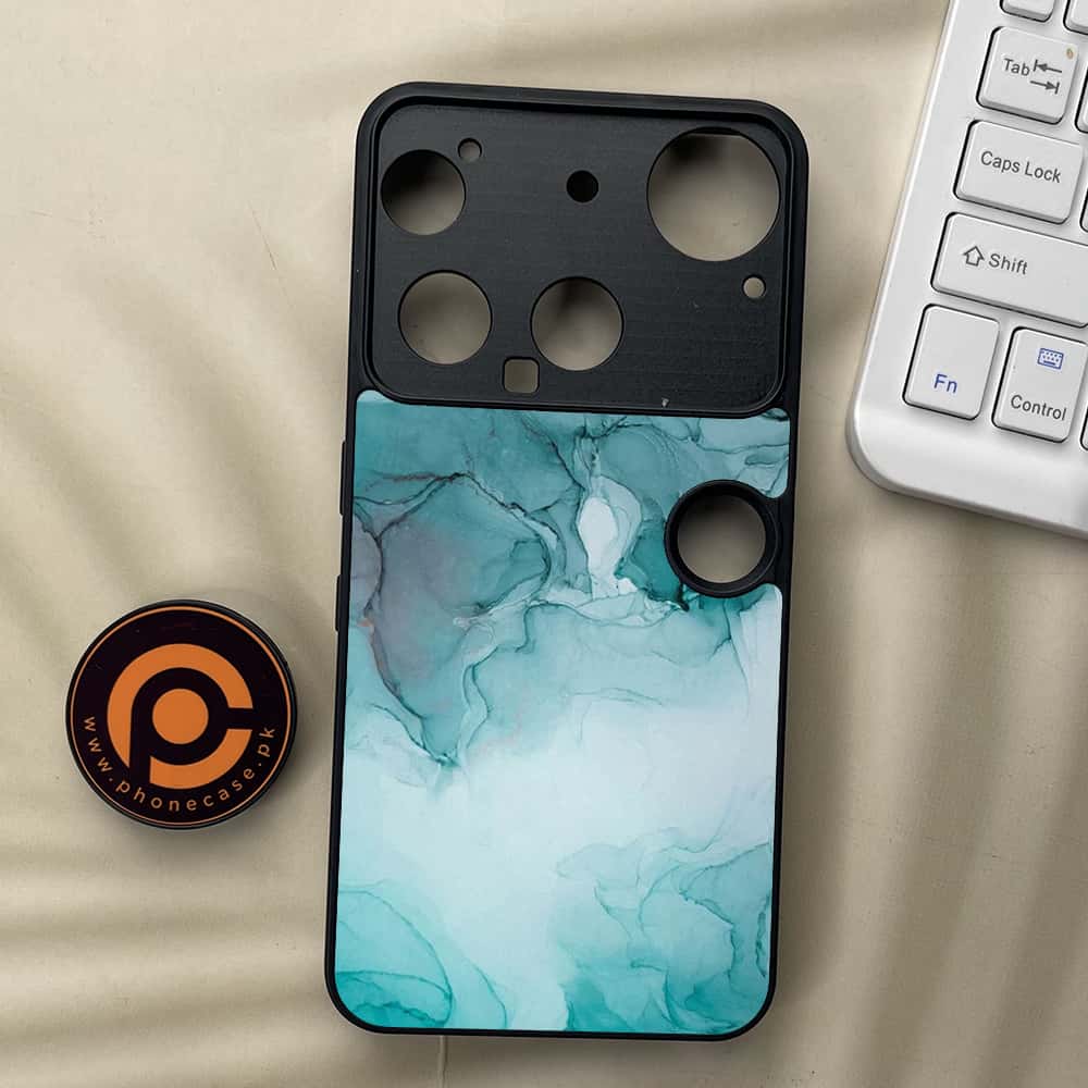 Nothing Phone 3 - Blue Marble Series - Premium Metal  Printed soft Bumper shock Proof Case