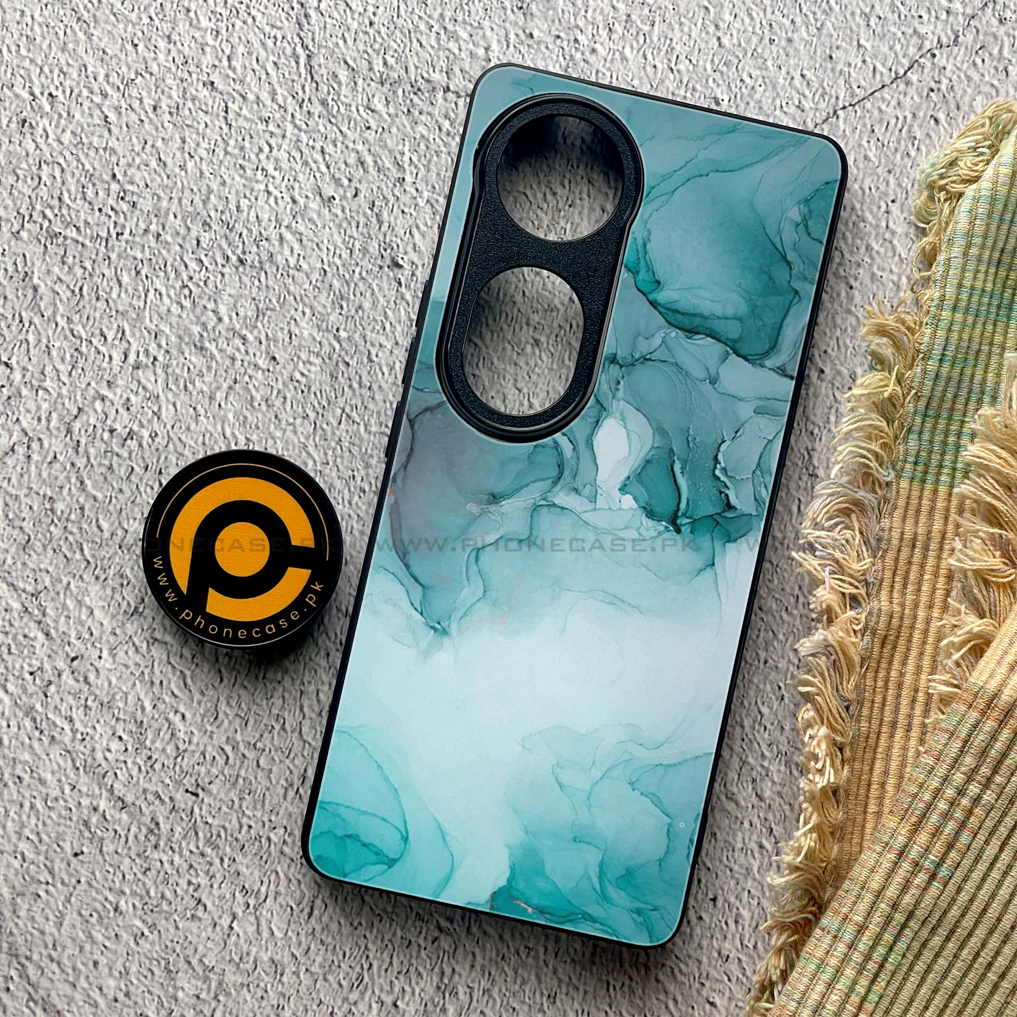 Vivo V40 Pro - Blue Marble Series - Premium Metal Printed soft Bumper shock Proof Case