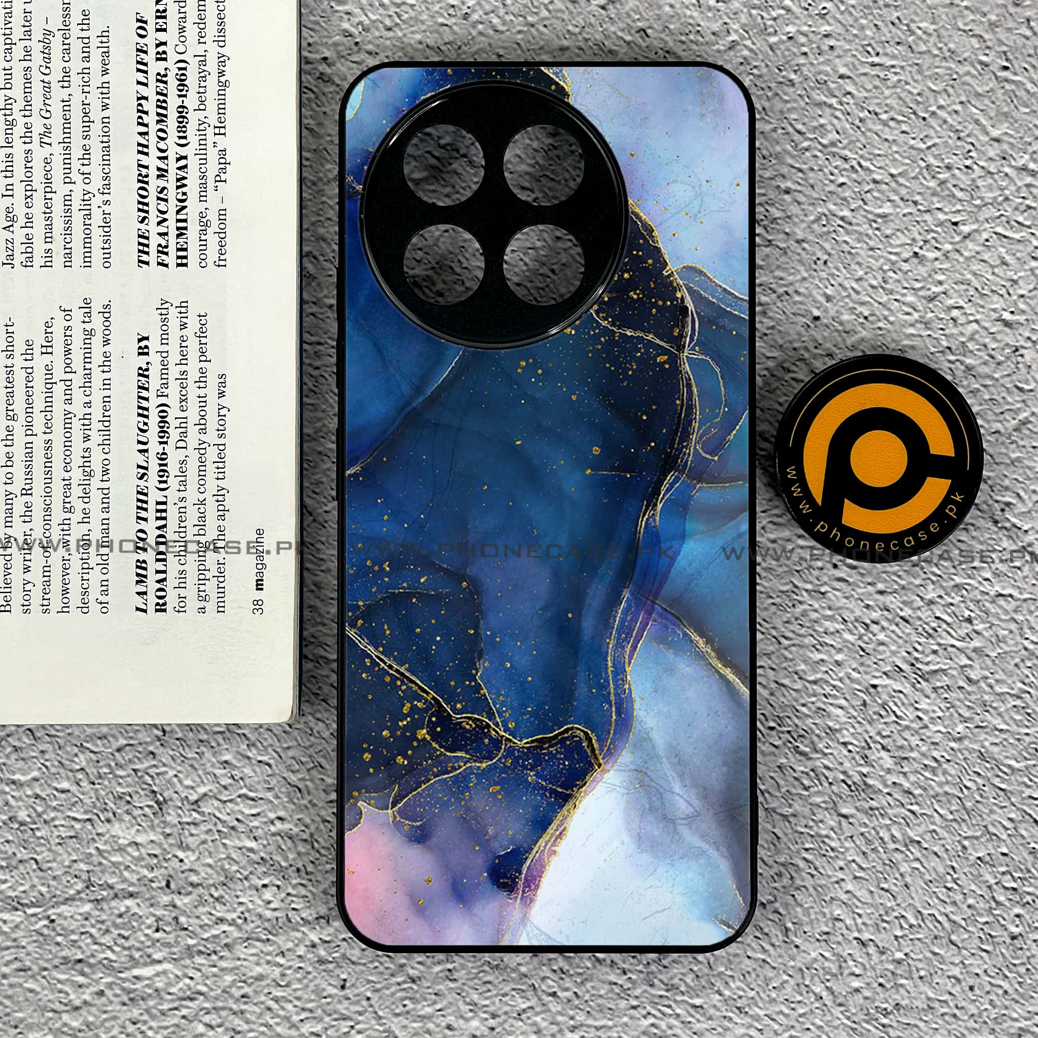 OnePlus Ace 5 - Blue Marble Series - Premium Metal Printed soft Bumper shock Proof Case