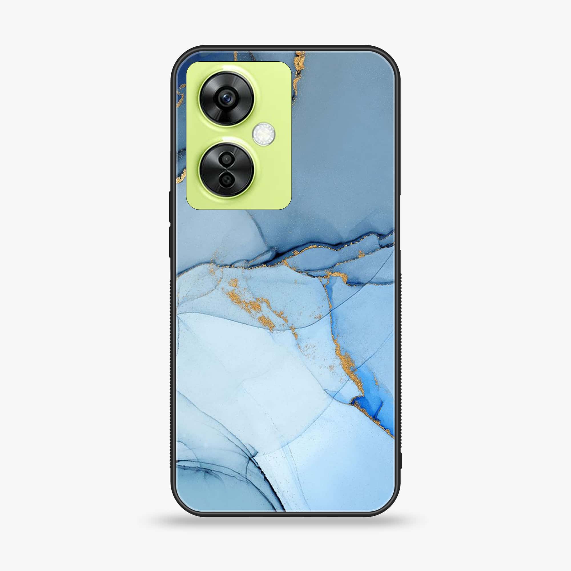 OnePlus Nord CE 3 Lite - Blue Marble Series - Premium Printed soft Bumper shock Proof Case