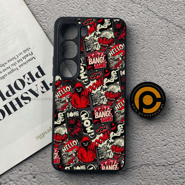 Vivo V40 Lite (IDN) - Boom Red - Premium Metal Printed soft Bumper Shock Proof Case