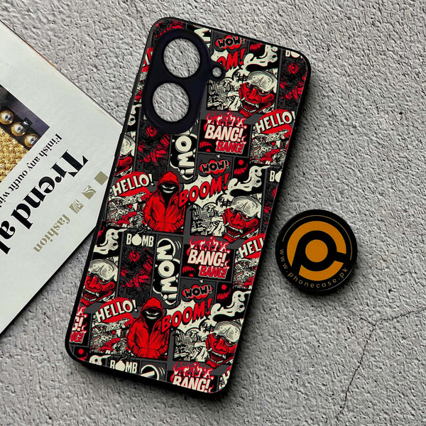 Xiaomi Redmi A5 - Boom Red - Premium Printed Metal soft Bumper Shock Proof Case CS-35789