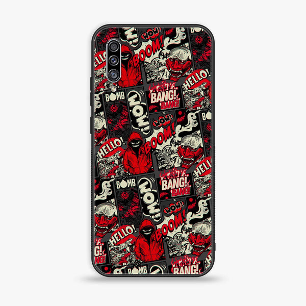 Galaxy A50 - Boom Red - Premium Printed Glass soft Bumper shock Proof Case