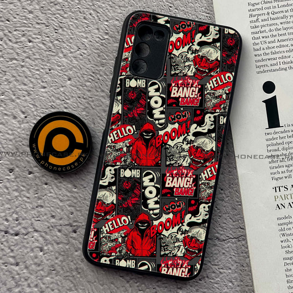 Samsung Galaxy A02s - Boom Red - Premium Printed Metal Soft Case
