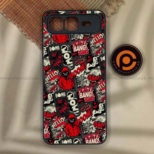 Infinix Smart 10 Plus - Boom Red - Premium Metal Printed soft Bumper shock Proof Case  CS-43197