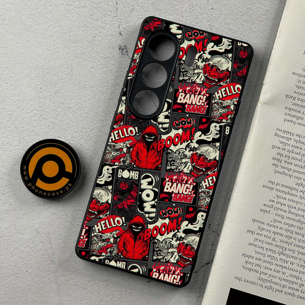 Tecno Camon 40 - Boom Red - Premium Metal Printed Soft Bumper Shockproof Case