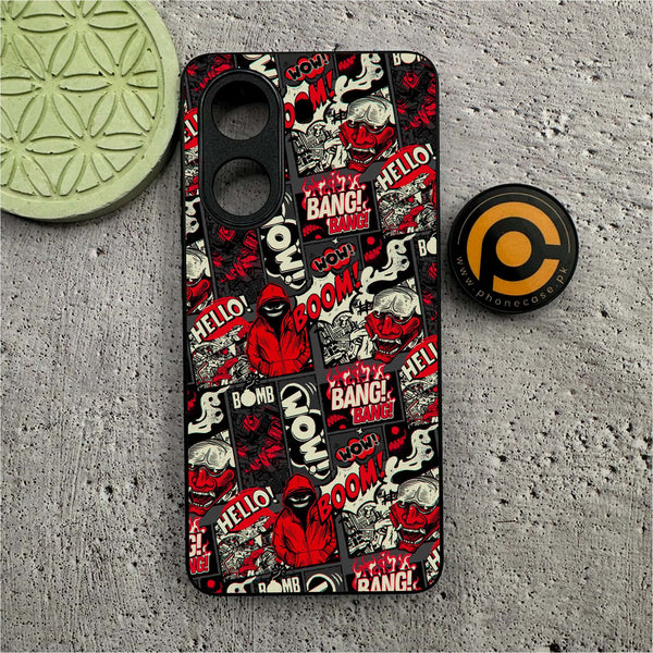 Xiaomi Poco X7 Pro 5G - Boom Red -  Premium Printed Metal soft Bumper shock Proof Case