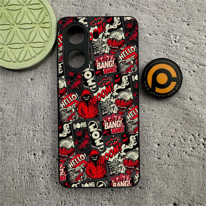 Xiaomi Poco X7 Pro 5G - Boom Red -  Premium Printed Metal soft Bumper shock Proof Case