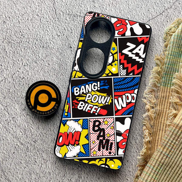 Vivo V40 Pro - Boom - Premium Metal Printed soft Bumper shock Proof Case