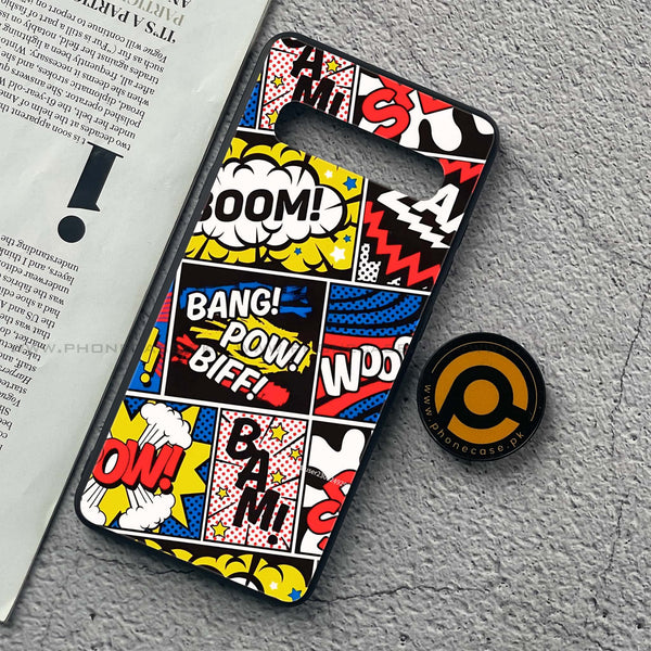 Samsung Galaxy S10 5G - Boom - Premium Printed Glass soft Bumper Shock Proof Case