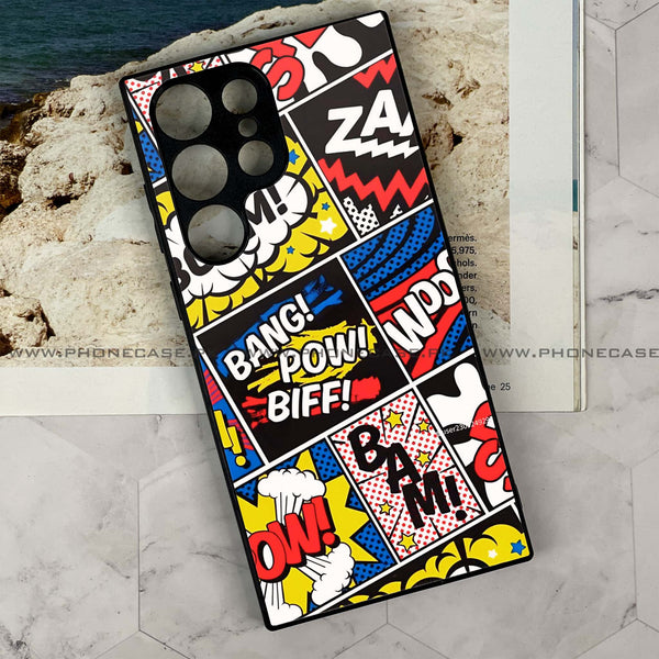 Galaxy S21 Ultra - Boom - Premium Metal Printed soft Bumper shock Proof Case