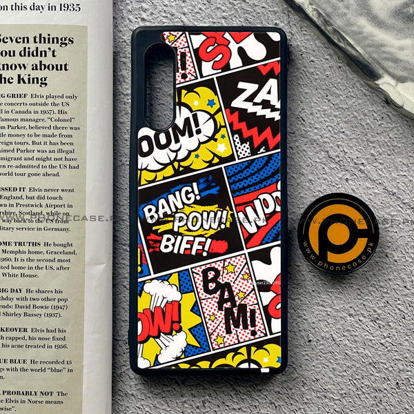 LG G9 - Boom - Premium Metal Printed soft Bumper shock Proof Case