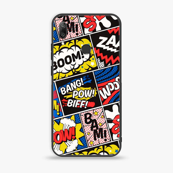 Huawei Y7 Prime (2019) - Boom - Premium Printed Glass soft Bumper shock Proof Case