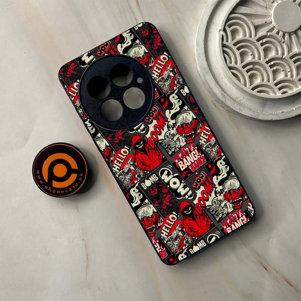 OnePlus 13 - Boom Red - Premium Metal Printed soft Bumper shock Proof Case