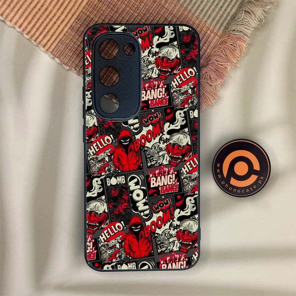 Tecno Spark 40 Pro Plus - Boom Red - Premium Metal Printed soft Bumper shock Proof Case
