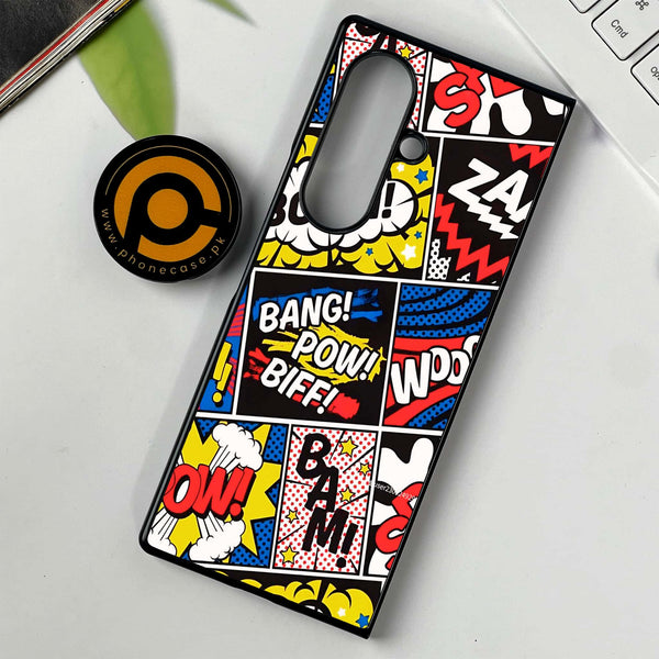 Samsung Galaxy Z Fold 7 - Boom -  Premium Metal Printed soft Bumper shock Proof Case