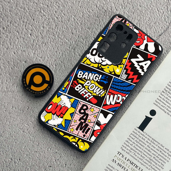 Samsung Galaxy S20 Ultra - Boom - Premium Metal  Printed soft Bumper shock Proof Case
