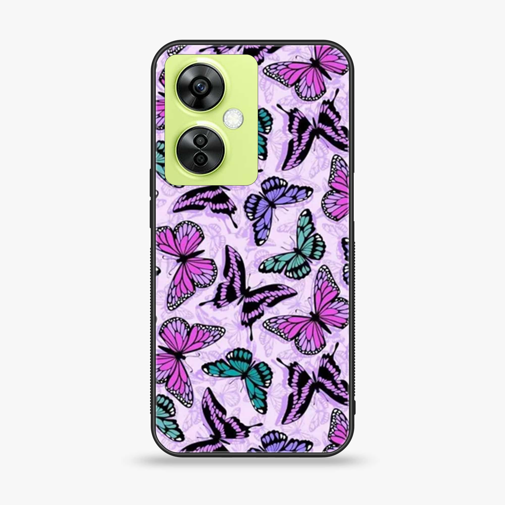 OnePlus Nord CE 3 Lite - Butterflies Design Series - Premium Printed soft Bumper shock Proof Case