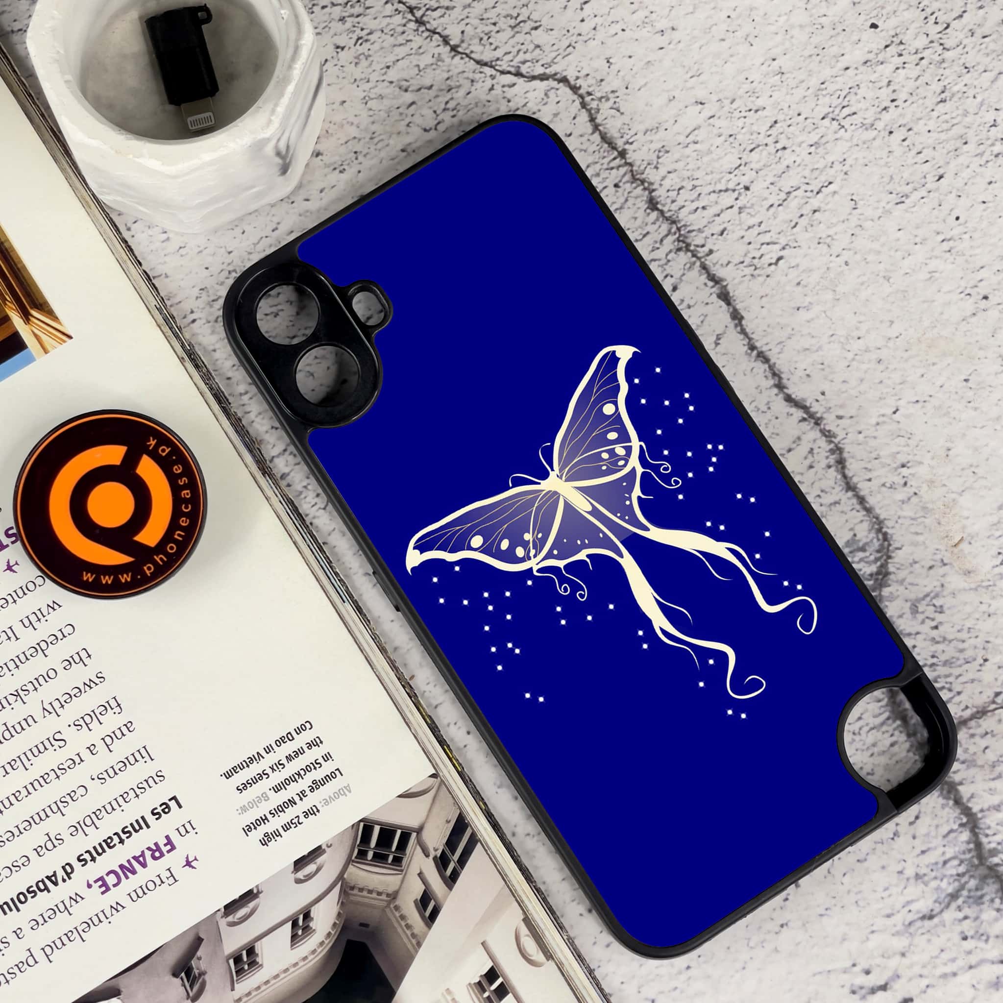 Nothing CMF Phone 1 - Butterflies Design Series - Premium Metal Printed soft Bumper Shock Proof Case