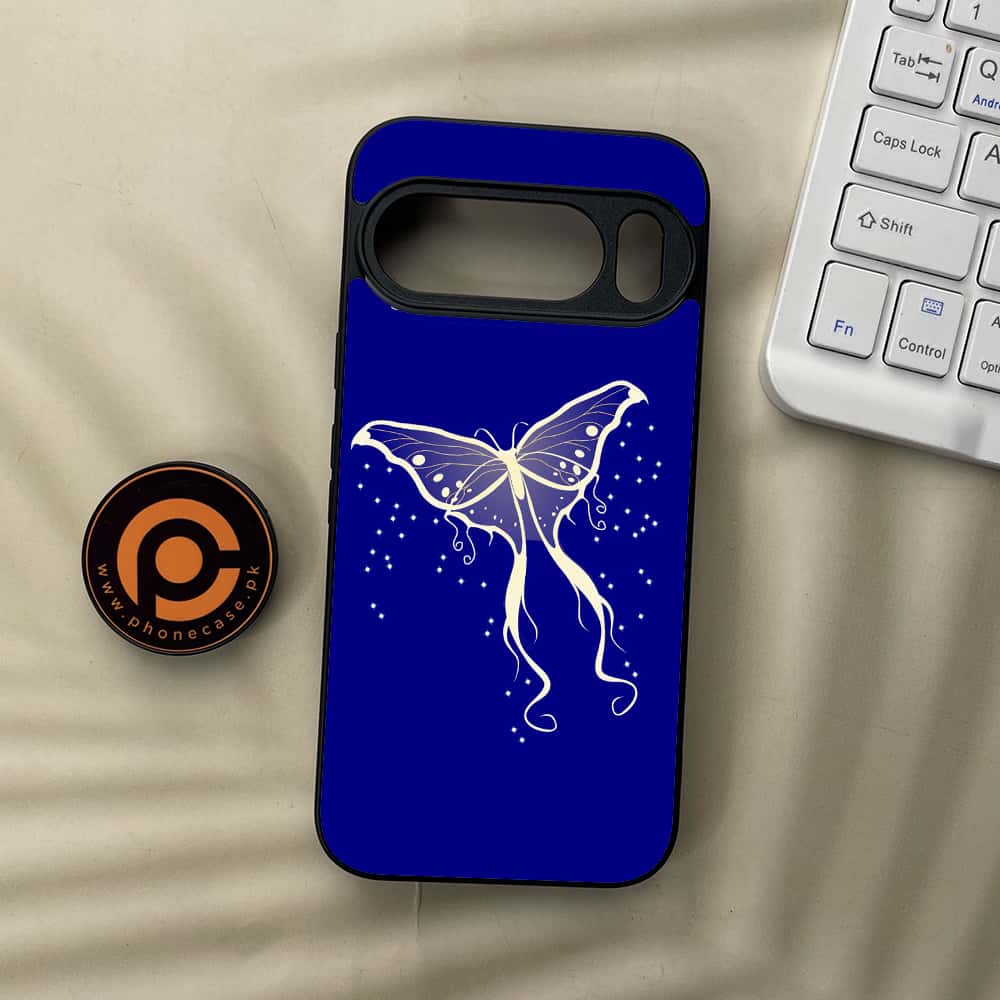 Google Pixel 10 Pro  - Butterflies Design Series - Premium Metal Printed soft Bumper Shock Proof Case