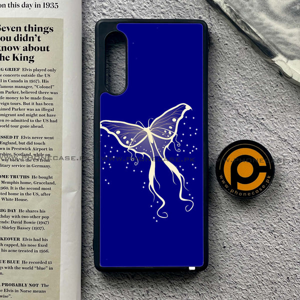 LG G9 - Butterflies Design Series - Premium Metal Printed soft Bumper shock Proof Case