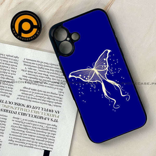 iPhone 16 Plus -   Butterflies Design - Premium Metal Printed soft Bumper shock Proof Case
