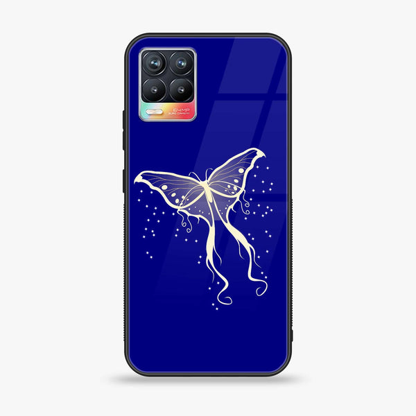 Realme 8 Pro - Butterflies Design Series - Premium Printed Glass soft Bumper shock Proof Case