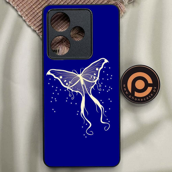 Realme GT 7T - Butterflies Design Series - Premium Metal Printed soft Bumper shock Proof Case