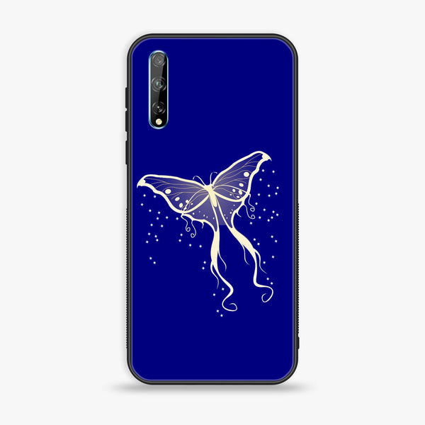 Huawei Y8p - Butterflies Design Series - Premium Printed Glass soft Bumper shock Proof Case