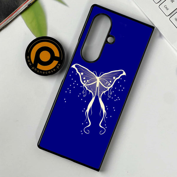 Samsung Galaxy Z Fold 7 - Butterflies Design Series - Premium Metal Printed soft Bumper shock Proof Case
