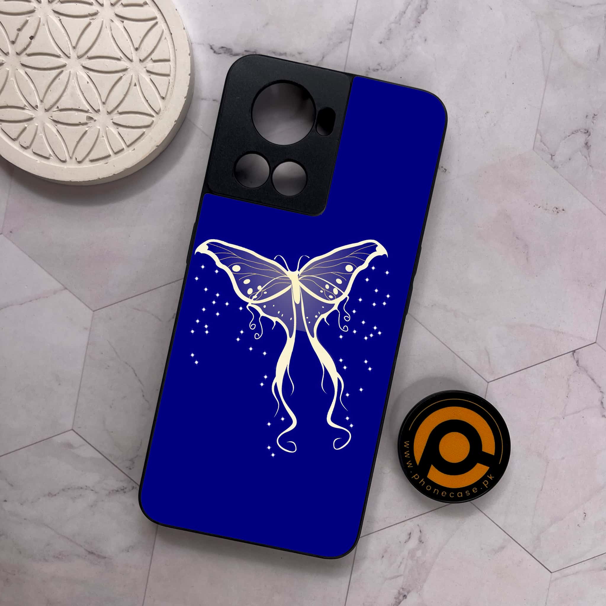 OnePlus 10R - Butterflies Design - Premium Metal Printed soft Bumper shock Proof Case