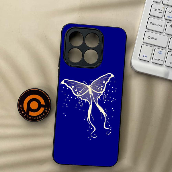 Honor X5b Plus - Butterflies Design Series - Premium Metal  Printed soft Bumper shock Proof Case