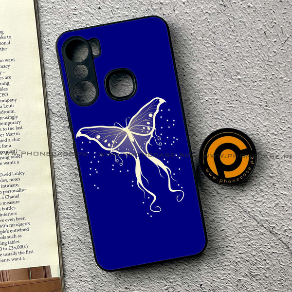 Infinix Hot 12 Pro - Butterflies Design - Premium Printed Metal soft Bumper shock Proof Case