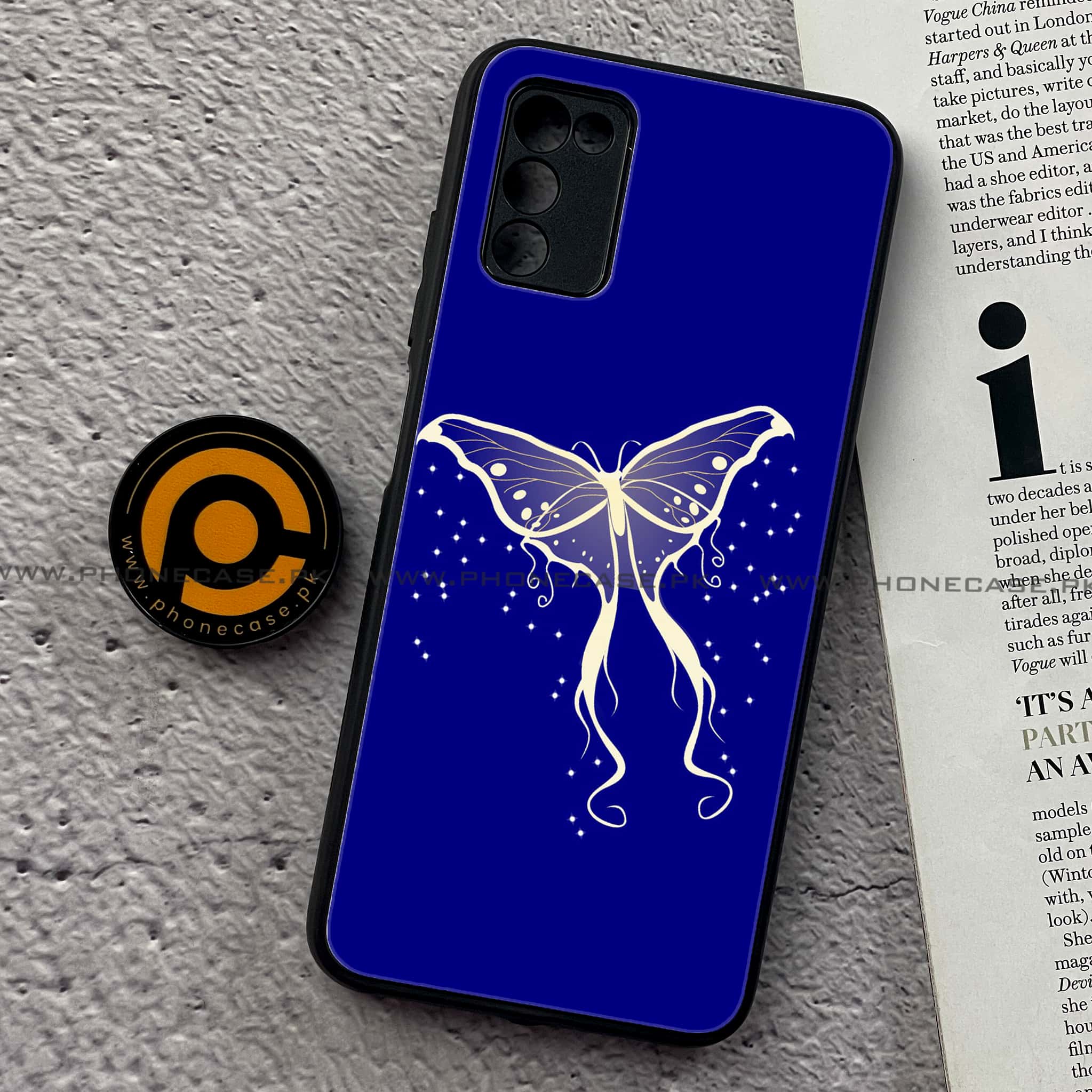 Samsung Galaxy A02s -  Butterflies Design Series - Premium Printed Metal soft Bumper shock Proof Case