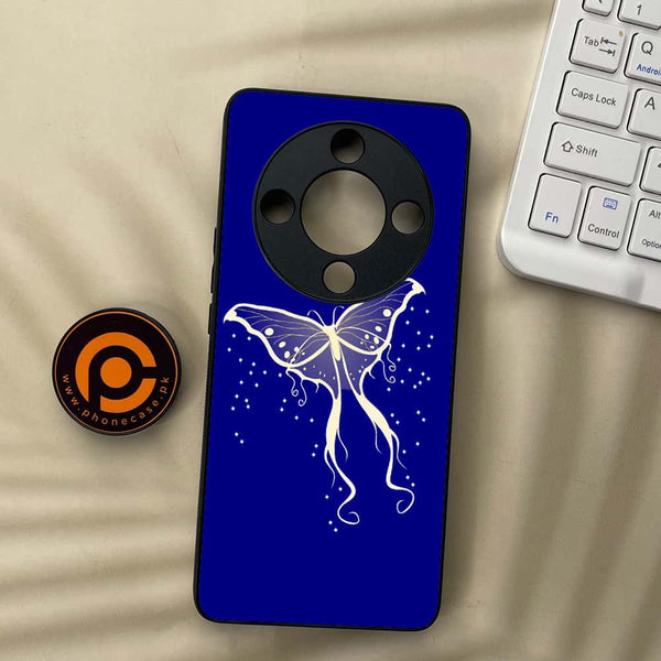 HONOR X9b 5G - Butterflies Design Series - Premium Metal  Printed soft Bumper shock Proof Case