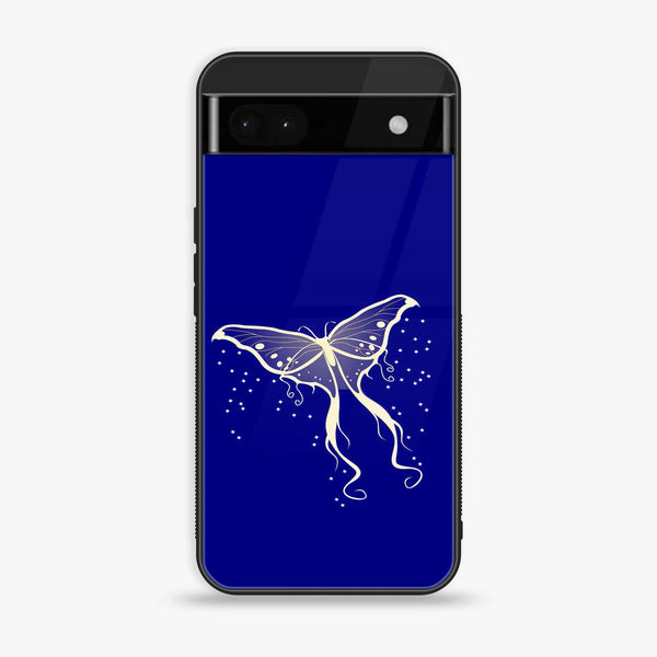 Google Pixel 6A - Butterflies Design - Premium Printed Glass soft Bumper shock Proof Case